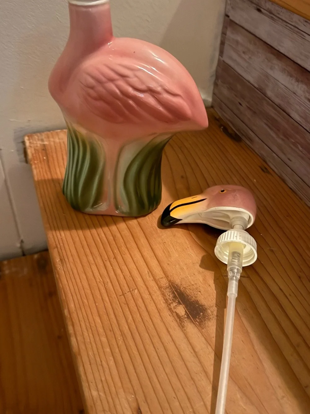 Pink Flamingo Soap/Lotion Dispenser